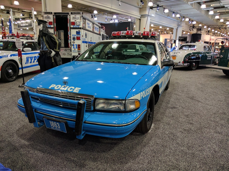 I always enjoy the NYPD display. Seeing the old Caprice cruiser is great.